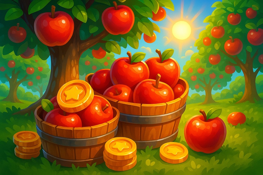 Apple Orchard — free social game key art