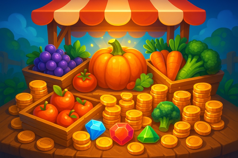 Farmers Market — free social game key art