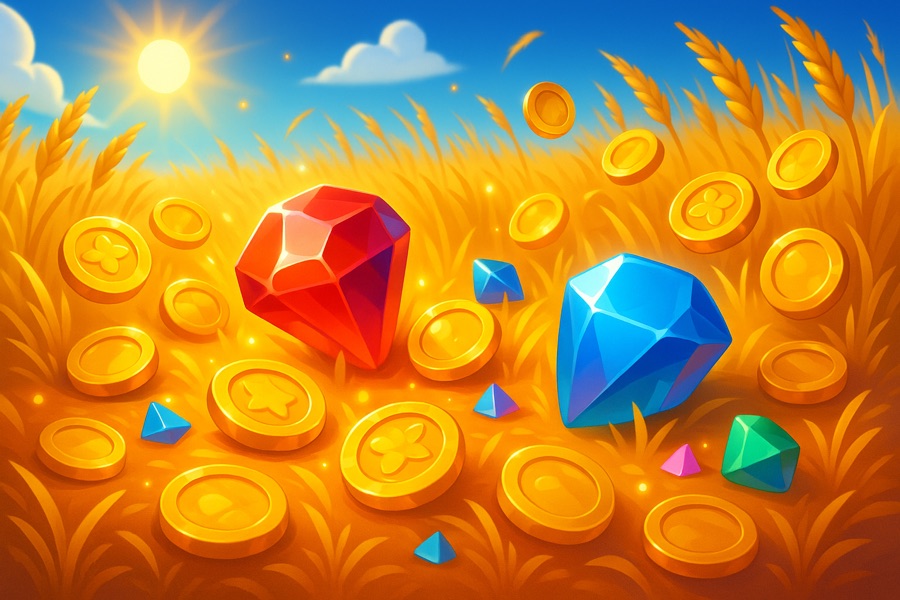 Golden Wheat — free social game key art